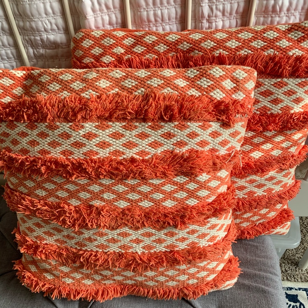 Coral pillow bundle
